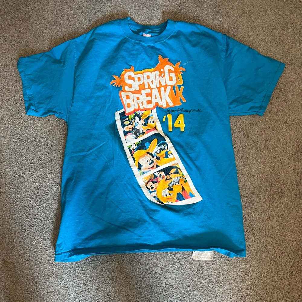 Disney blue shirt